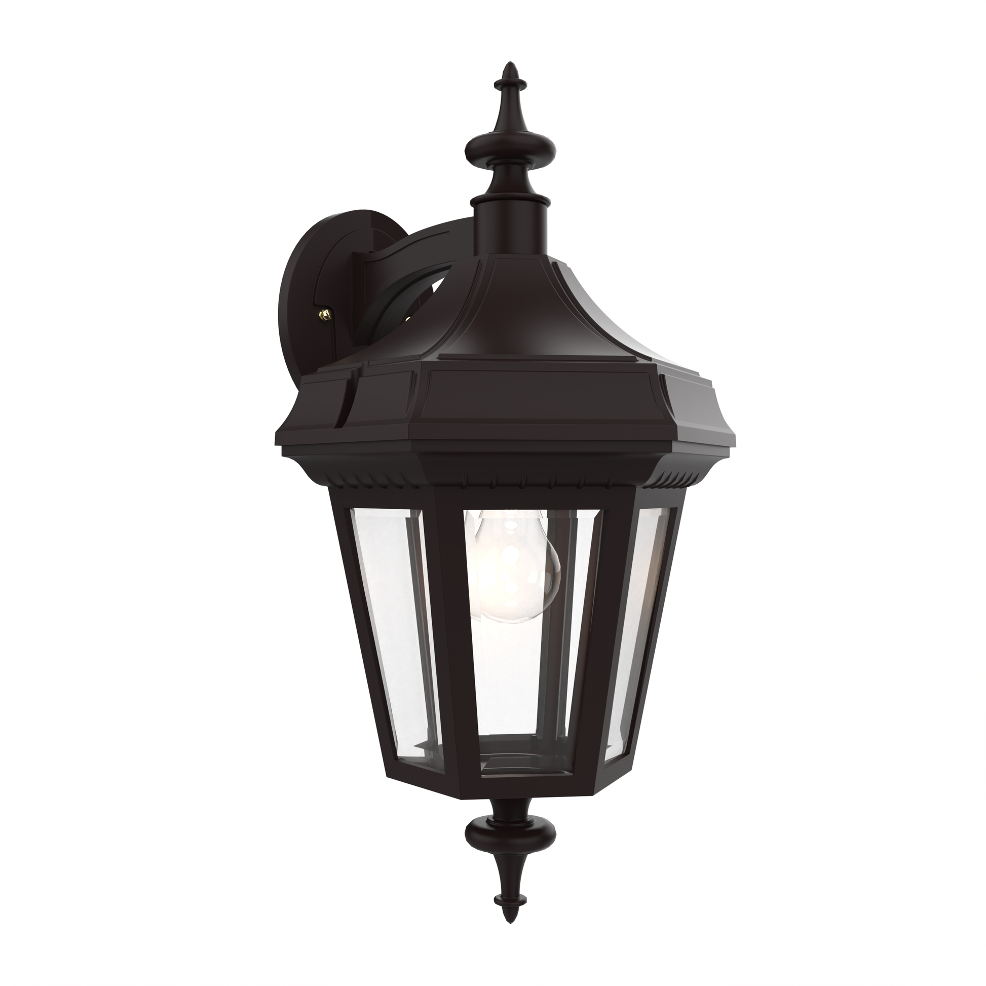 SNOC, OXFORD - CLOSED BOTTOM WALL MOUNT DOWN MEDIUM FORMAT 24825, OUTDOOR WALL LIGHTS