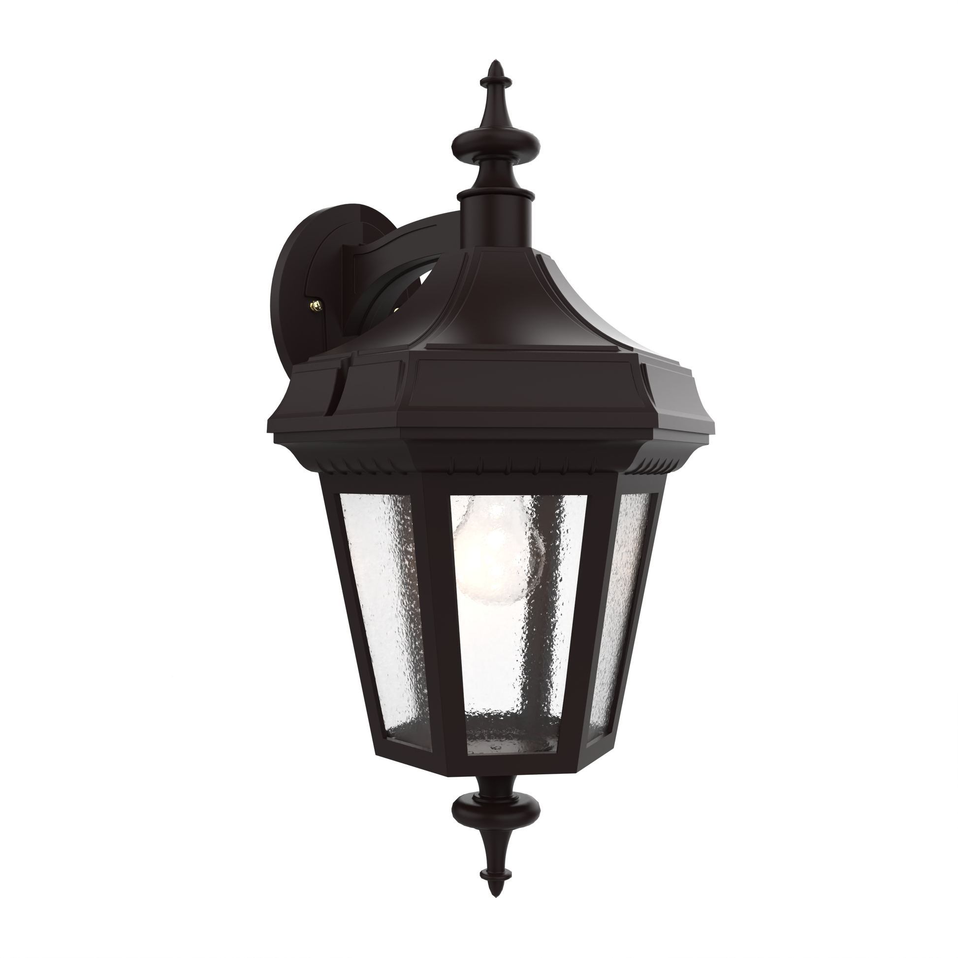 SNOC, OXFORD - CLOSED BOTTOM WALL MOUNT DOWN MEDIUM FORMAT 24825, OUTDOOR WALL LIGHTS