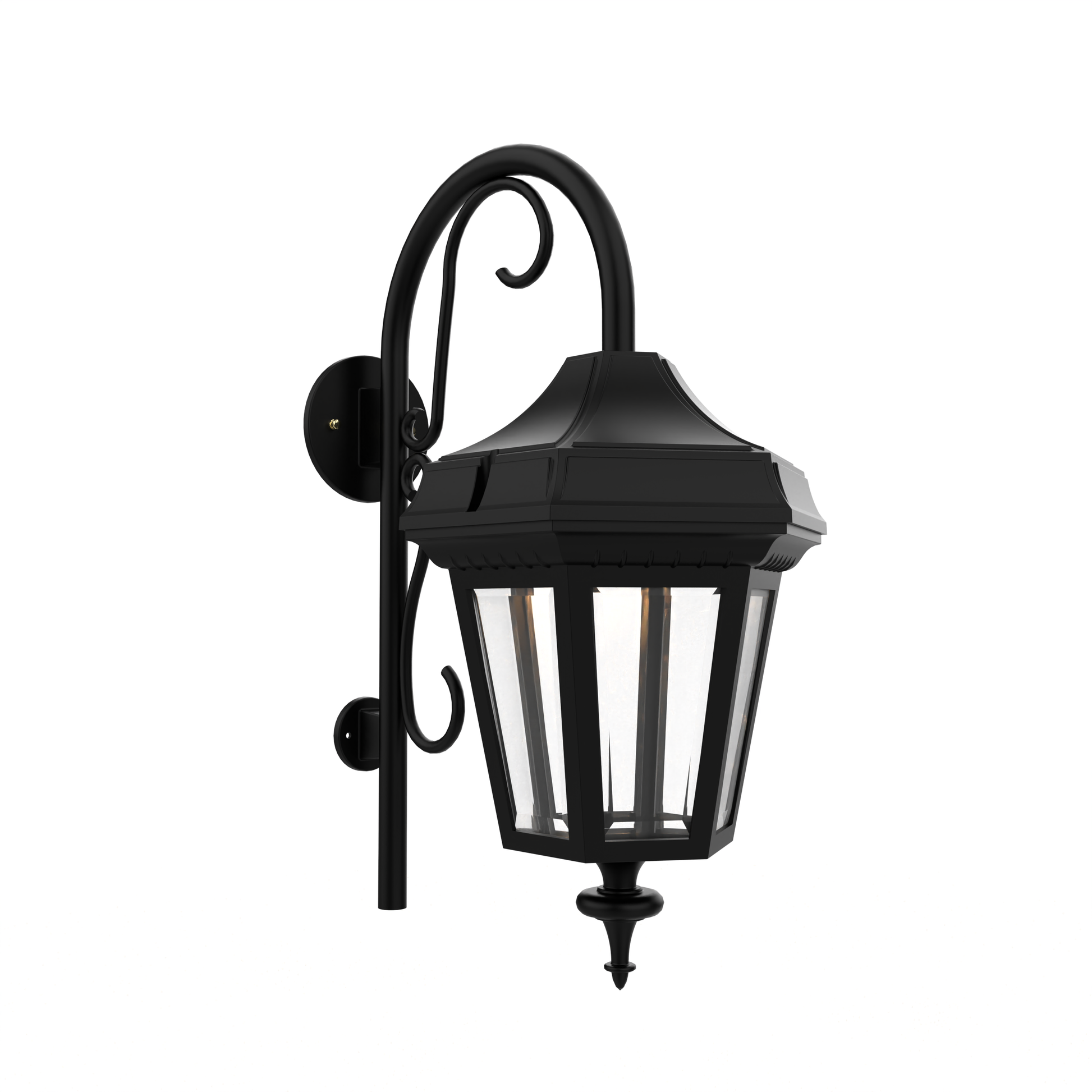 SNOC, OXFORD - WALL MOUNT DOWN WITH CANE MEDIUM CLOSED BOTTOM 24898, OUTDOOR WALL LIGHTS