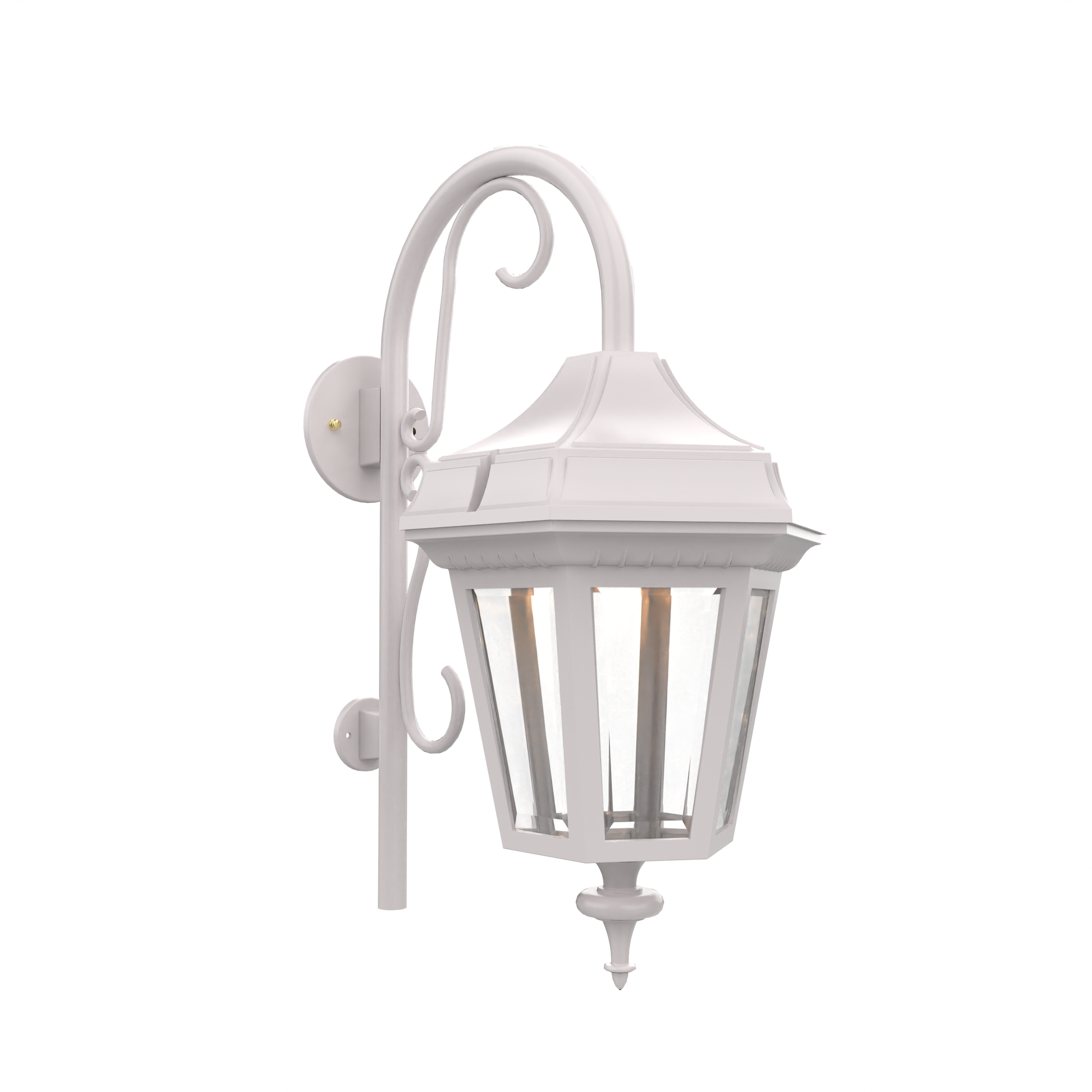 SNOC, OXFORD - WALL MOUNT DOWN WITH CANE MEDIUM CLOSED BOTTOM 24898, OUTDOOR WALL LIGHTS