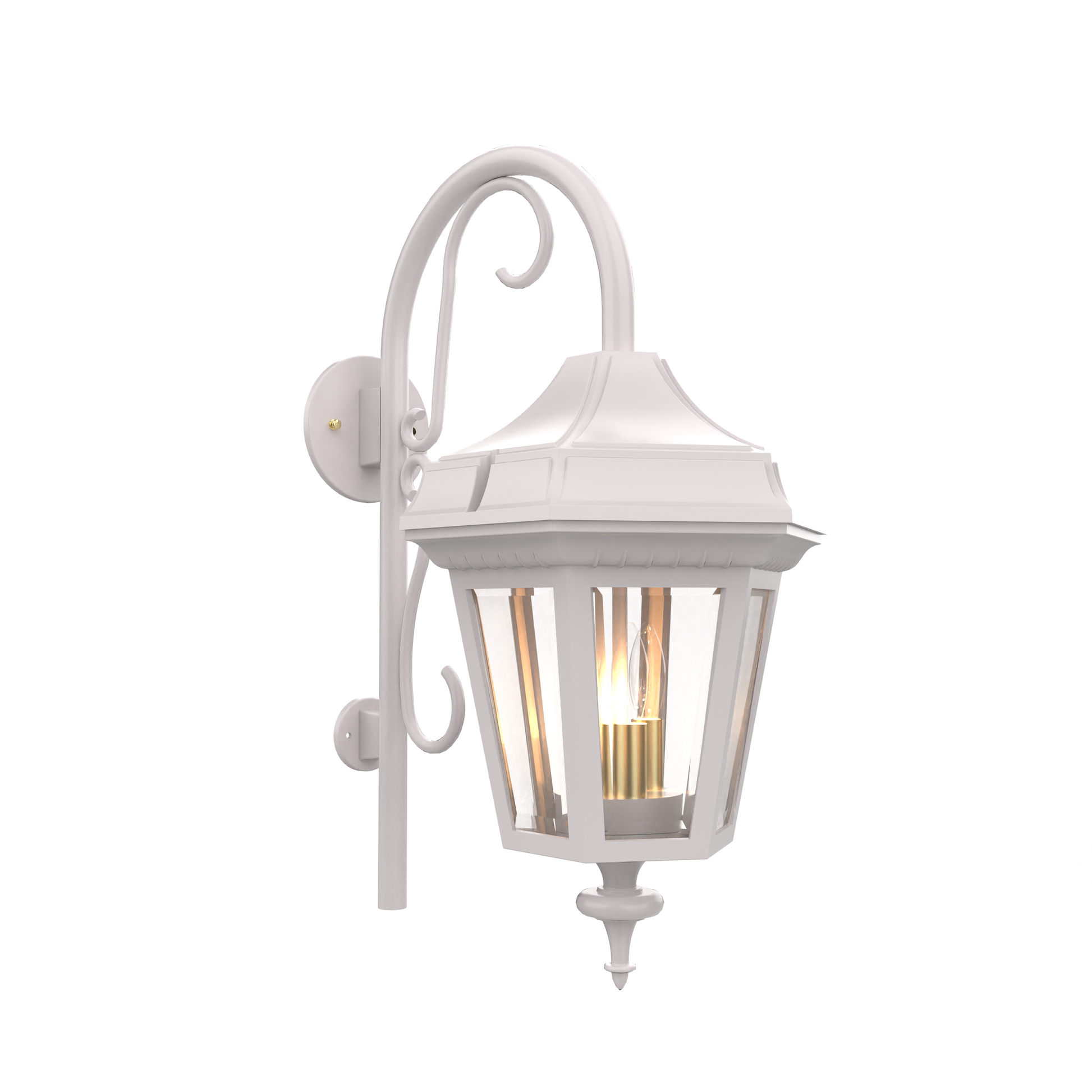 SNOC, OXFORD - WALL MOUNT DOWN WITH CANE MEDIUM CLOSED BOTTOM 24898, OUTDOOR WALL LIGHTS