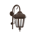 SNOC, OXFORD - WALL MOUNT DOWN WITH CANE MEDIUM CLOSED BOTTOM 24898, OUTDOOR WALL LIGHTS