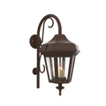 SNOC, OXFORD - WALL MOUNT DOWN WITH CANE MEDIUM CLOSED BOTTOM 24898, OUTDOOR WALL LIGHTS