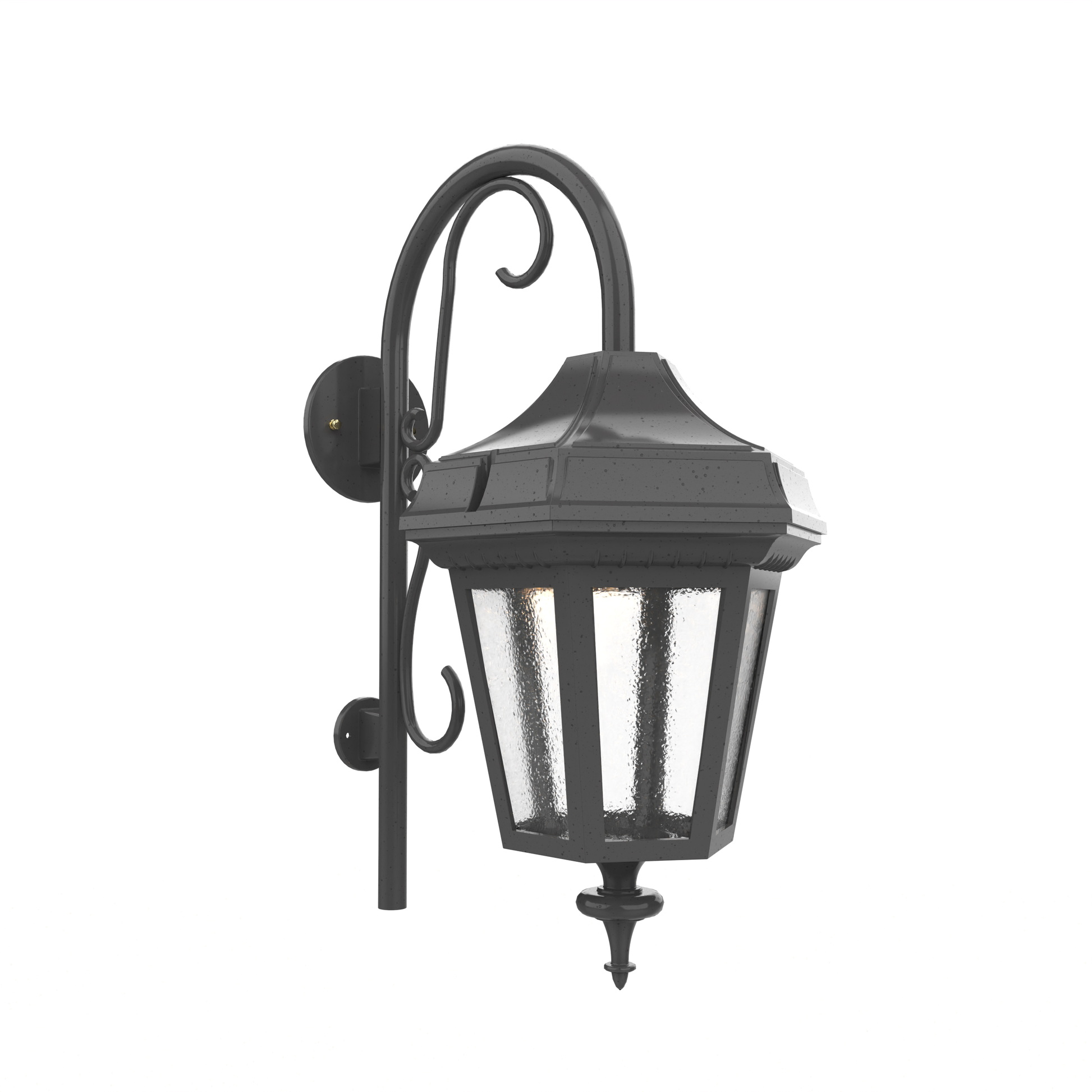 SNOC, OXFORD - WALL MOUNT DOWN WITH CANE MEDIUM CLOSED BOTTOM 24898, OUTDOOR WALL LIGHTS