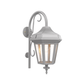 SNOC, OXFORD - WALL MOUNT DOWN WITH CANE MEDIUM CLOSED BOTTOM 24898, OUTDOOR WALL LIGHTS