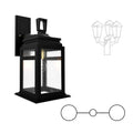 SNOC SERIE 65E - DOUBLE HEAD DOWN MOUNT OPEN BOTTOM FOR MEDIUM POST 26601 2A - Post