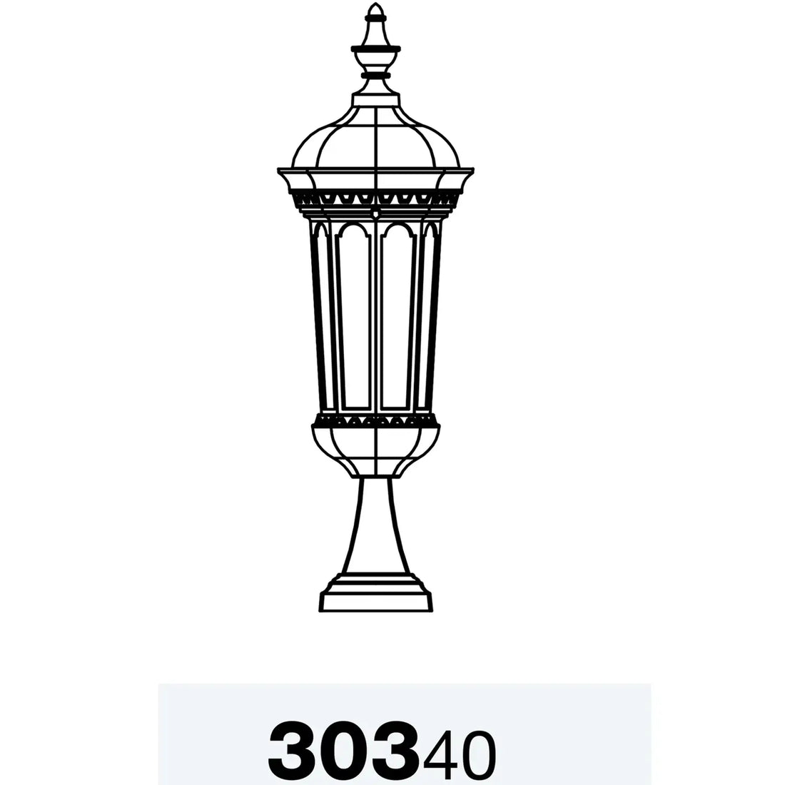 SNOC MILAN - LARGE PEDESTAL MOUNT 30340 - Post