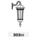 SNOC, MILAN - WALL-MOUNT DOWN CLOSED BOTTOM LARGE 30388, OUTDOOR WALL LIGHTS