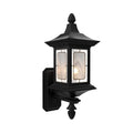 SNOC, SALZBURG - WALL MOUNTED TOP WITH TALL FINIAL 30813, OUTDOOR WALL LIGHTS