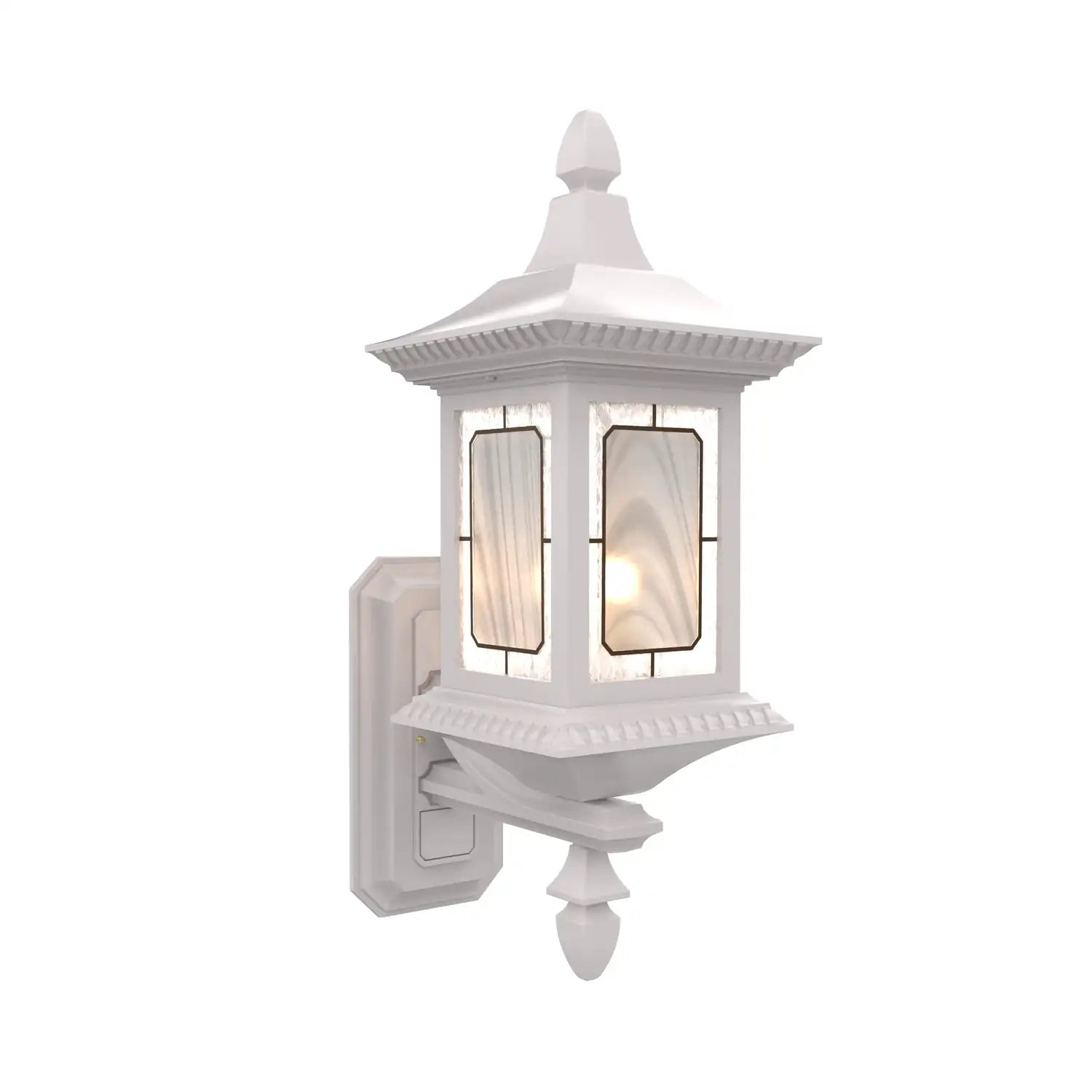 SNOC, SALZBURG - WALL MOUNTED TOP WITH TALL FINIAL 30813, OUTDOOR WALL LIGHTS