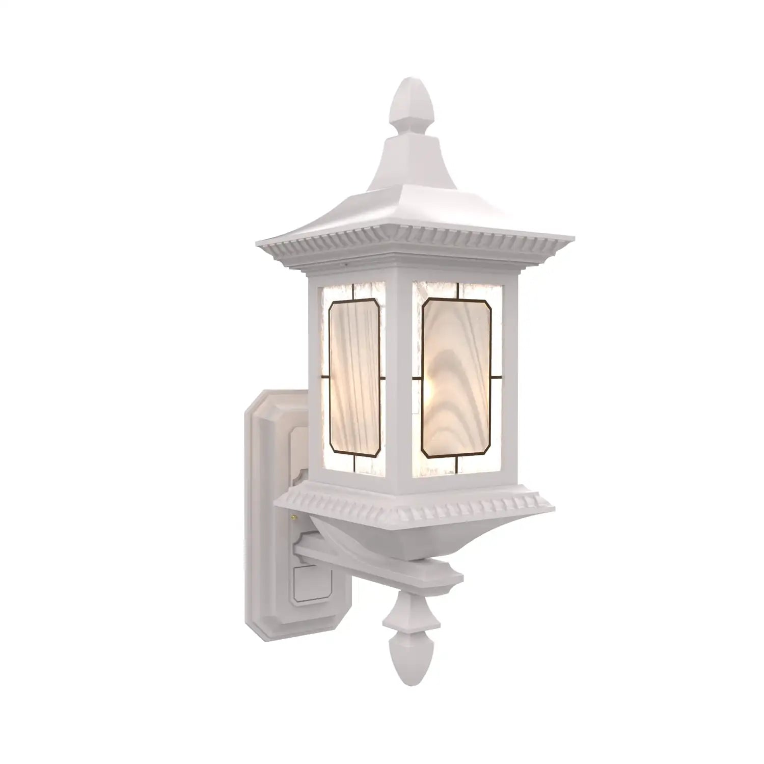 SNOC, SALZBURG - WALL MOUNTED TOP WITH TALL FINIAL 30813, OUTDOOR WALL LIGHTS