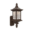 SNOC, SALZBURG - WALL MOUNTED TOP WITH TALL FINIAL 30813, OUTDOOR WALL LIGHTS