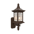 SNOC, SALZBURG - WALL MOUNTED TOP WITH TALL FINIAL 30813, OUTDOOR WALL LIGHTS