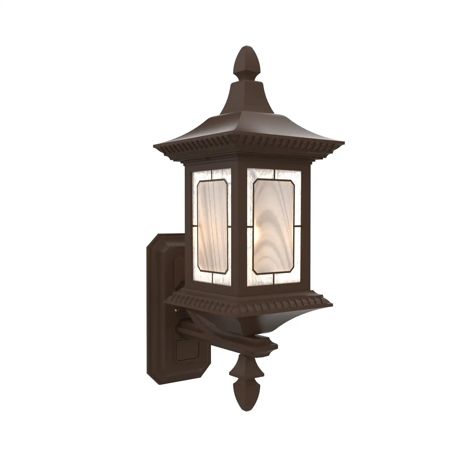 SNOC, SALZBURG - WALL MOUNTED TOP WITH TALL FINIAL 30813, OUTDOOR WALL LIGHTS