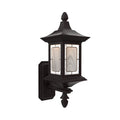SNOC, SALZBURG - WALL MOUNTED TOP WITH TALL FINIAL 30813, OUTDOOR WALL LIGHTS