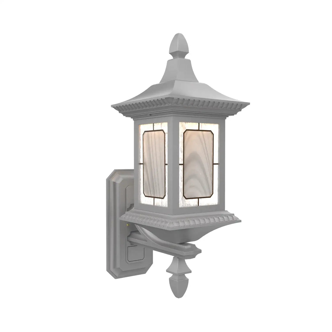 SNOC, SALZBURG - WALL MOUNTED TOP WITH TALL FINIAL 30813, OUTDOOR WALL LIGHTS