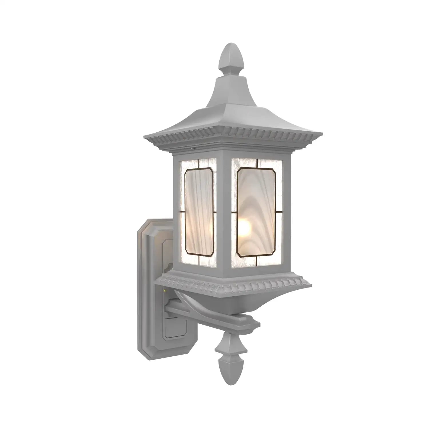 SNOC, SALZBURG - WALL MOUNTED TOP WITH TALL FINIAL 30813, OUTDOOR WALL LIGHTS