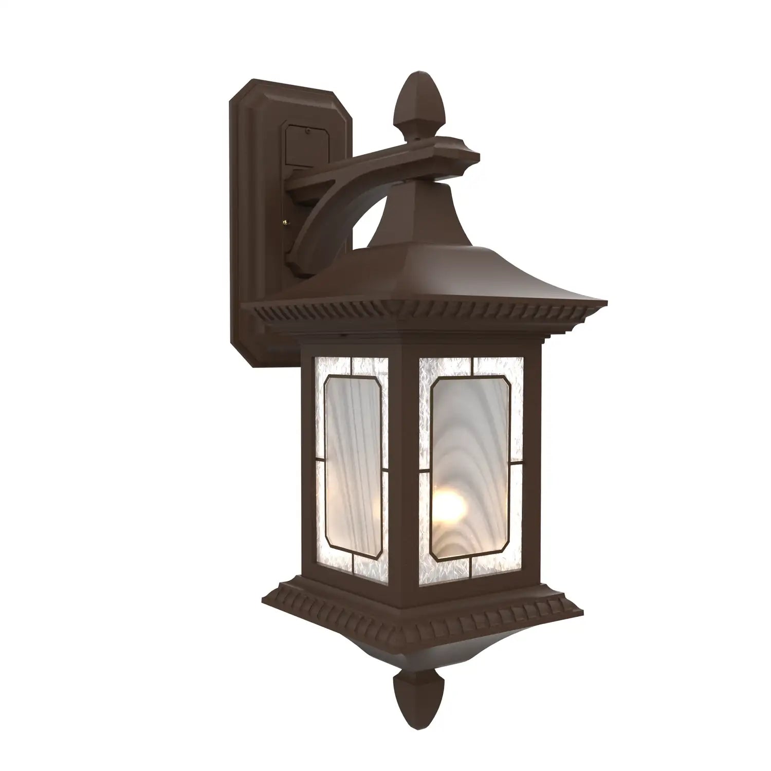 SNOC, SALZBURG - LARGE CLOSED BACK BOTTOM MOUNT WALL MURAL 30818, OUTDOOR WALL LIGHTS