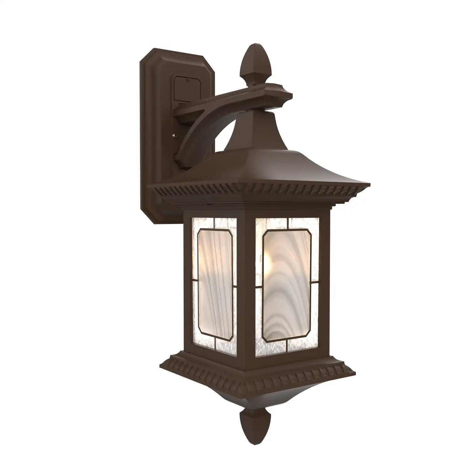 SNOC, SALZBURG - LARGE CLOSED BACK BOTTOM MOUNT WALL MURAL 30818, OUTDOOR WALL LIGHTS
