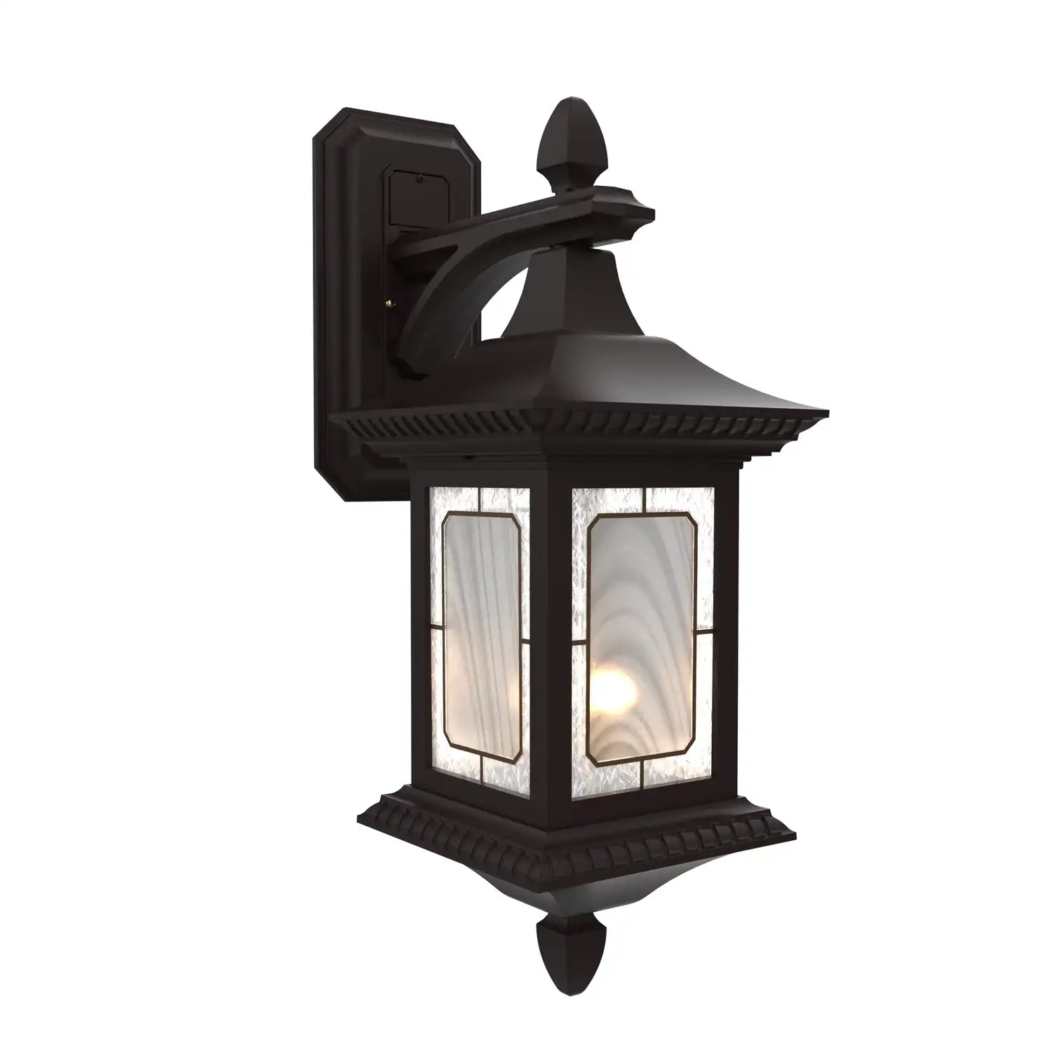 SNOC, SALZBURG - LARGE CLOSED BACK BOTTOM MOUNT WALL MURAL 30818, OUTDOOR WALL LIGHTS