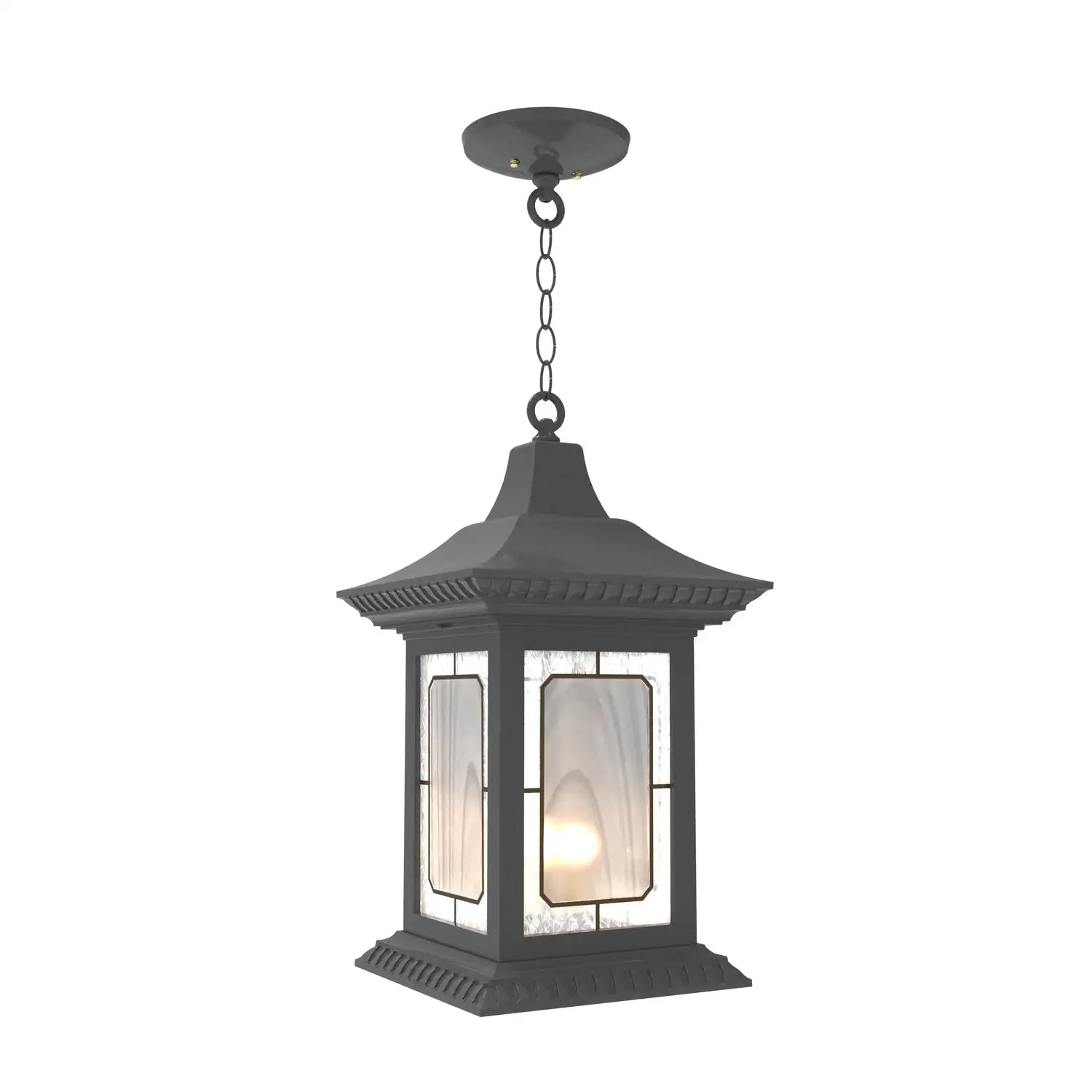 SNOC, SALZBURG - CEILING MOUNTING WITH CHAIN OPEN BOTTOM LARGE FORMAT 30850, OUTDOOR CEILING LIGHT