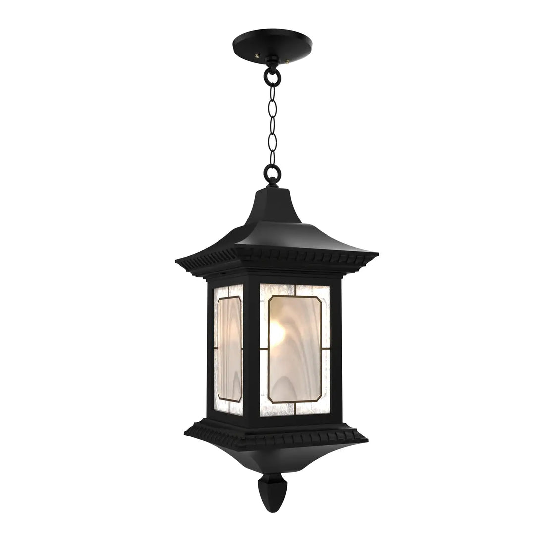 SNOC, SALZBURG - CEILING MOUNTING WITH CHAIN CLOSED BOTTOM LARGE FORMAT 30855, OUTDOOR CEILING LIGHT