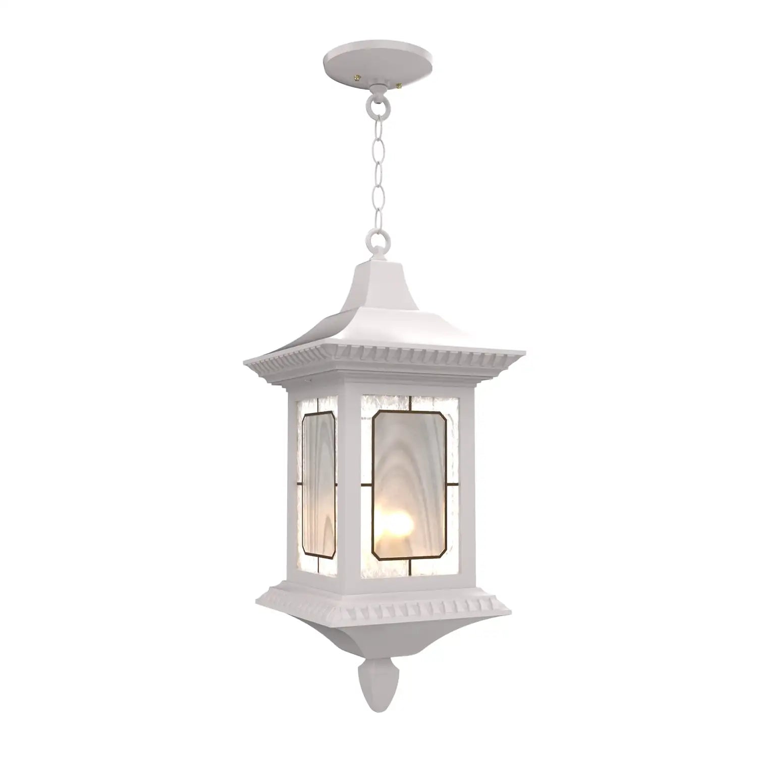 SNOC, SALZBURG - CEILING MOUNTING WITH CHAIN CLOSED BOTTOM LARGE FORMAT 30855, OUTDOOR CEILING LIGHT
