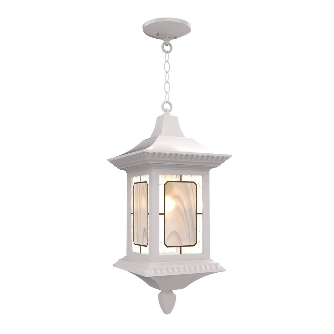 SNOC, SALZBURG - CEILING MOUNTING WITH CHAIN CLOSED BOTTOM LARGE FORMAT 30855, OUTDOOR CEILING LIGHT