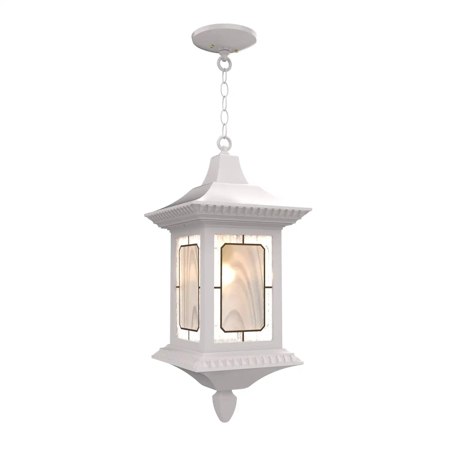 SNOC, SALZBURG - CEILING MOUNTING WITH CHAIN CLOSED BOTTOM LARGE FORMAT 30855, OUTDOOR CEILING LIGHT