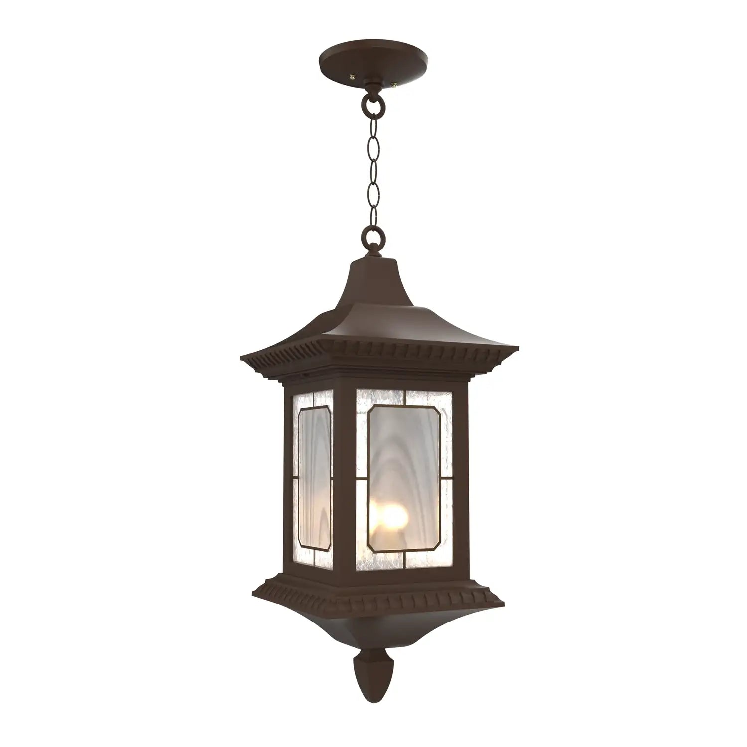 SNOC, SALZBURG - CEILING MOUNTING WITH CHAIN CLOSED BOTTOM LARGE FORMAT 30855, OUTDOOR CEILING LIGHT