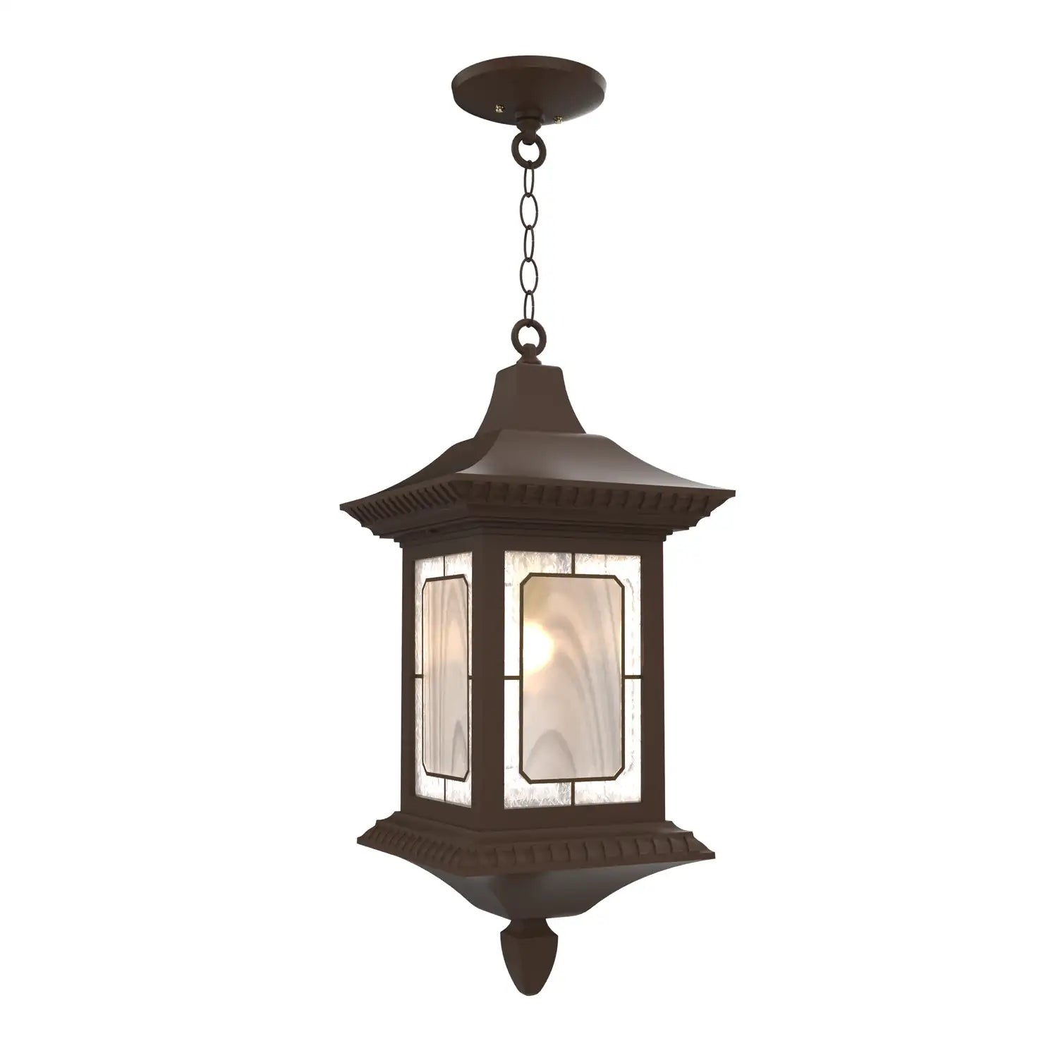 SNOC, SALZBURG - CEILING MOUNTING WITH CHAIN CLOSED BOTTOM LARGE FORMAT 30855, OUTDOOR CEILING LIGHT