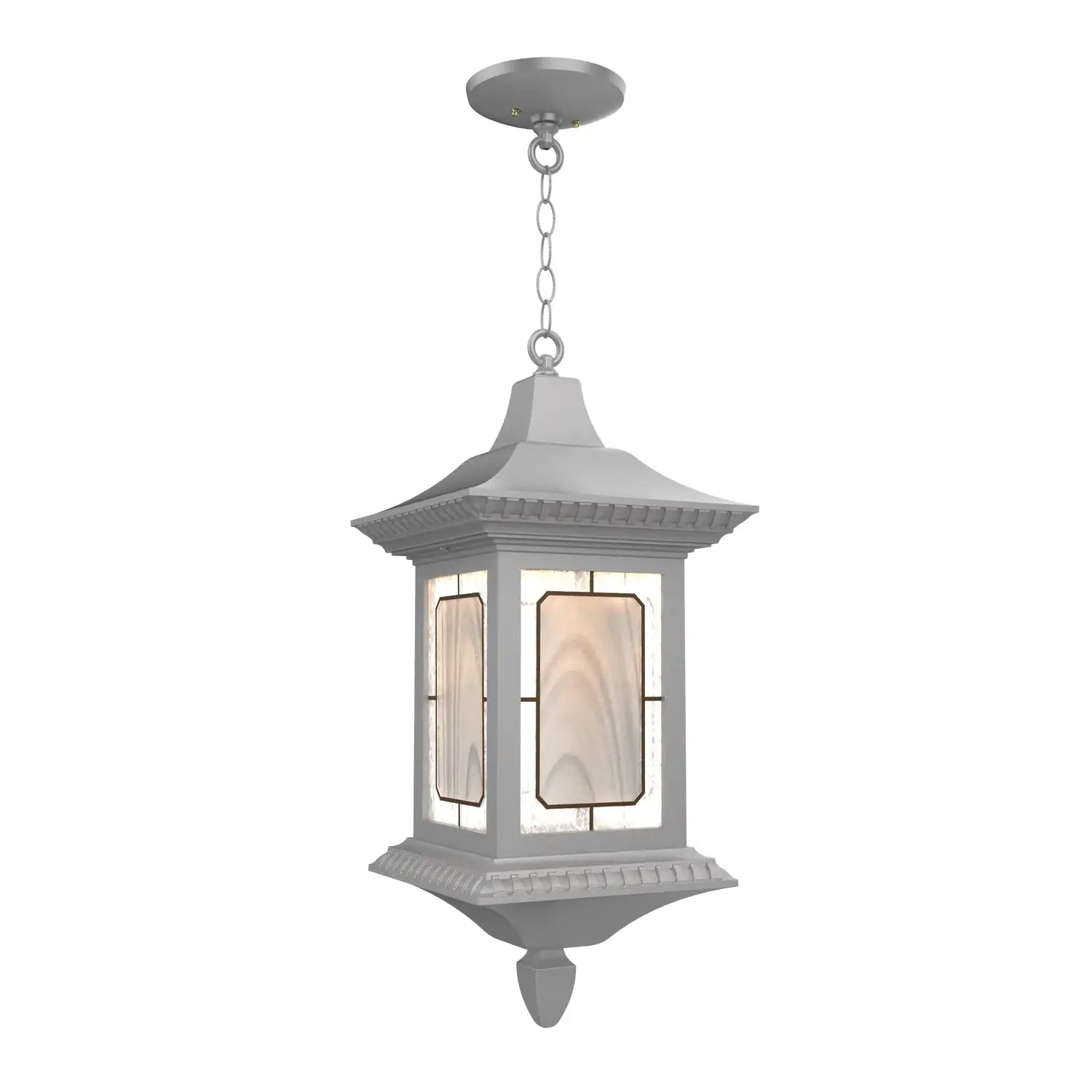 SNOC, SALZBURG - CEILING MOUNTING WITH CHAIN CLOSED BOTTOM LARGE FORMAT 30855, OUTDOOR CEILING LIGHT