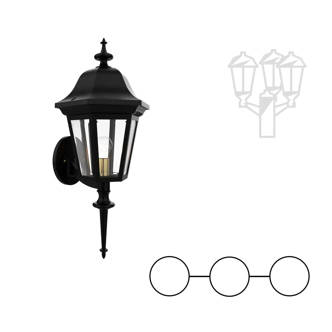 SNOC MANOR - DOUBLE-HEAD MOUNT CENTER-UP HEADER WITH QUEEN POST ROD 31220 2A1 - Post