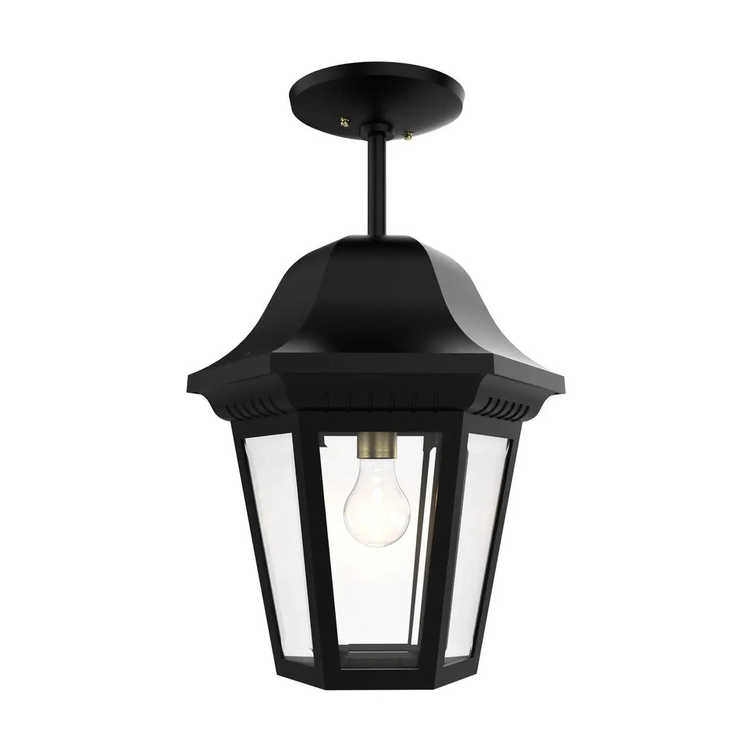 SNOC, MANOR LARGE OPEN BOTTOM ROD CEILING MOUNT 31256, OUTDOOR CEILING LIGHT