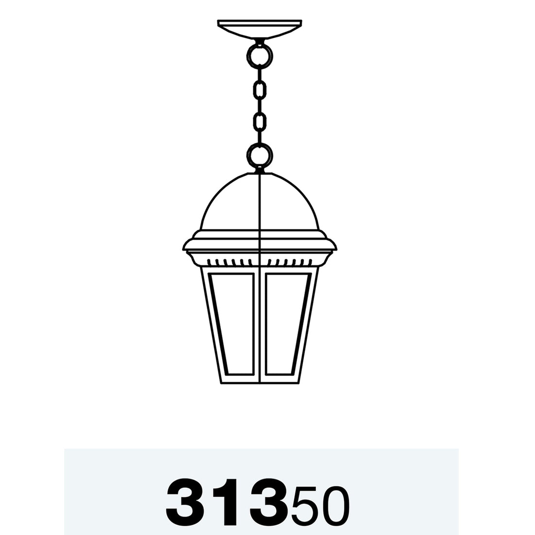 SNOC, STURBRIDGE LARGE OPEN BOTTOM CHAIN CEILING MOUNT 31350, OUTDOOR CEILING LIGHT