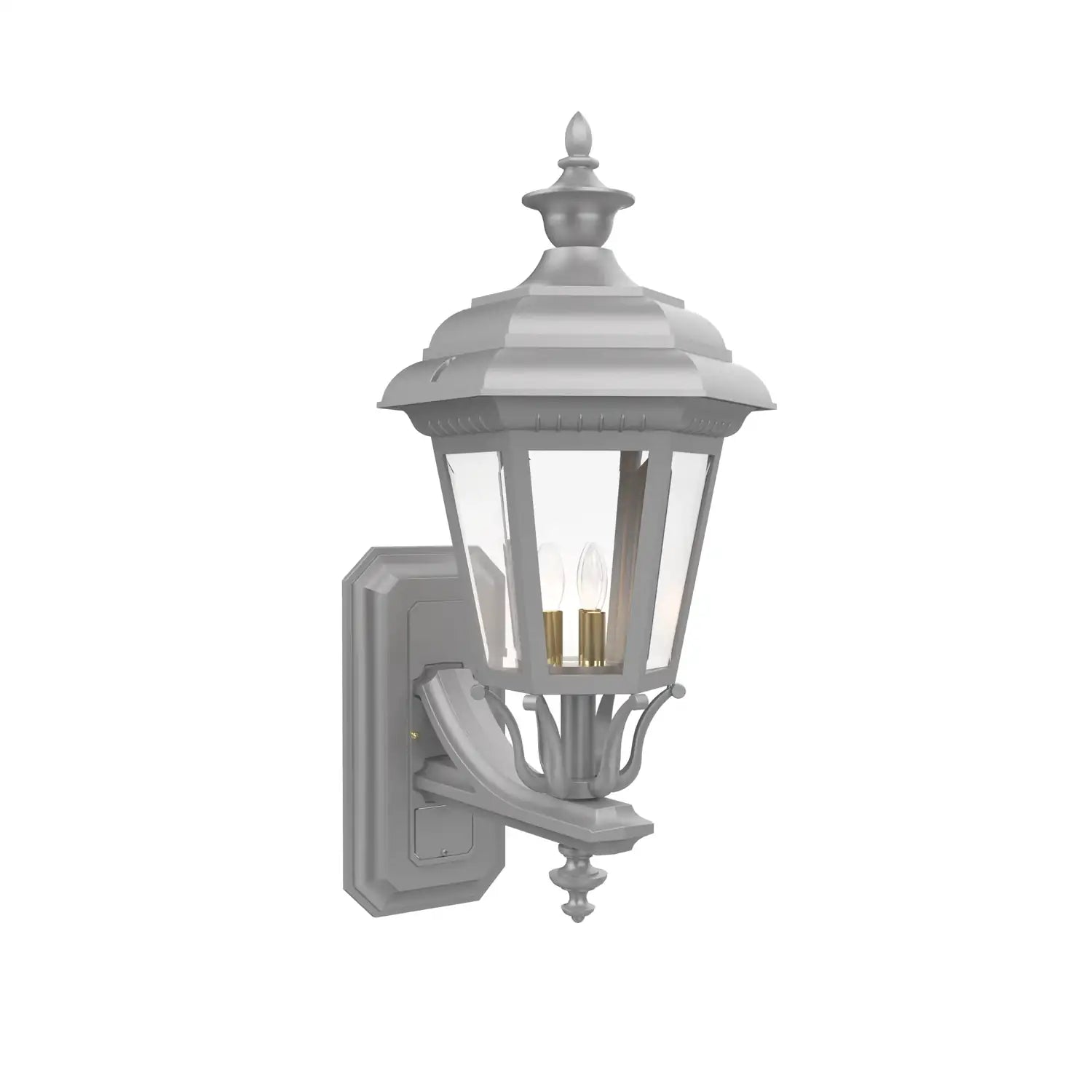 SNOC, JAMESTOWN - UP-MOUNT WALL MOUNT WITH FULL SIZE FINIAL 31412, OUTDOOR WALL LIGHTS