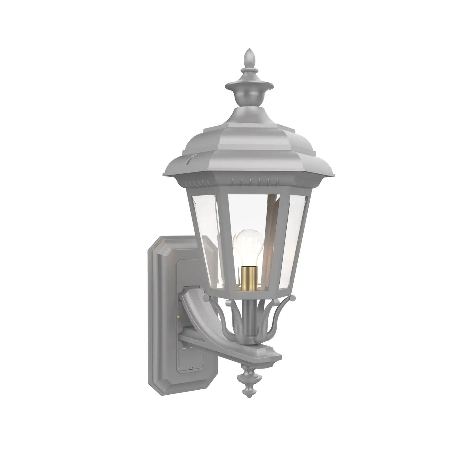 SNOC, JAMESTOWN - UP-MOUNT WALL MOUNT WITH FULL SIZE FINIAL 31412, OUTDOOR WALL LIGHTS