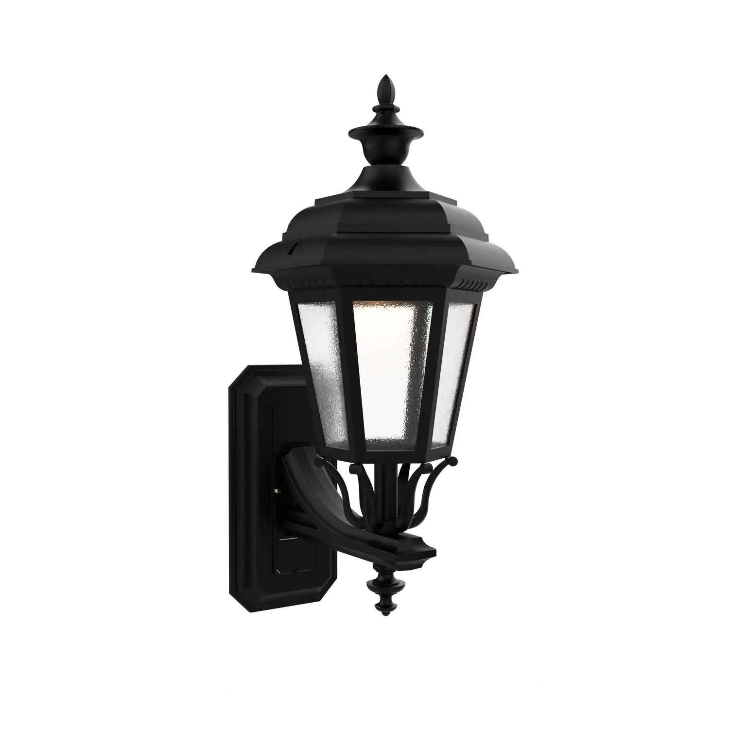 SNOC, JAMESTOWN - UP-MOUNT WALL MOUNT WITH FULL SIZE FINIAL 31412, OUTDOOR WALL LIGHTS