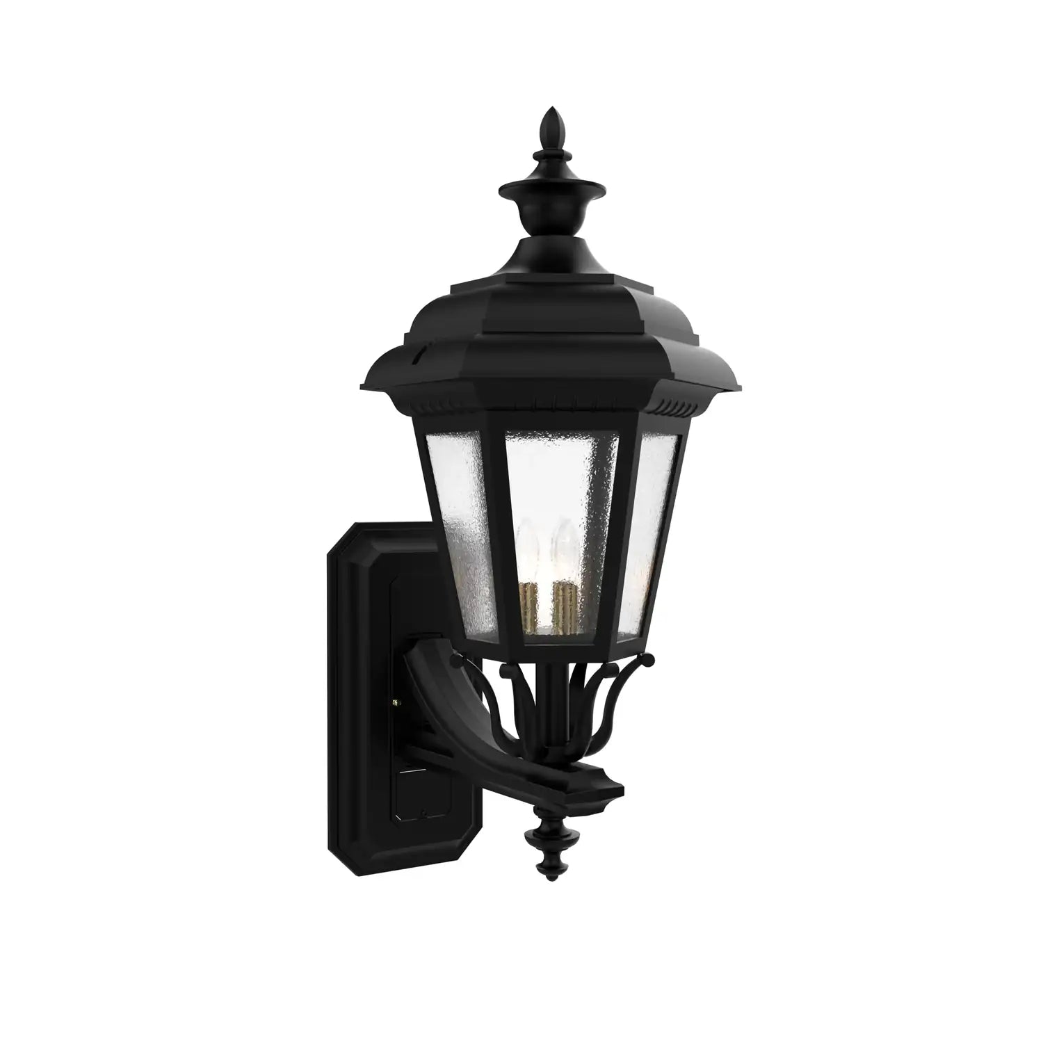SNOC, JAMESTOWN - UP-MOUNT WALL MOUNT WITH FULL SIZE FINIAL 31412, OUTDOOR WALL LIGHTS