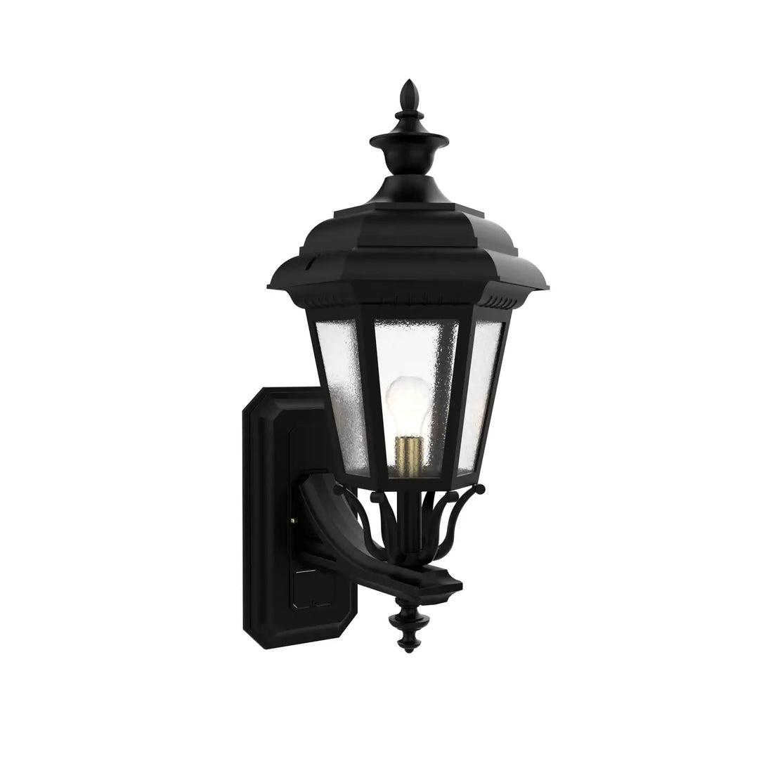 SNOC, JAMESTOWN - UP-MOUNT WALL MOUNT WITH FULL SIZE FINIAL 31412, OUTDOOR WALL LIGHTS