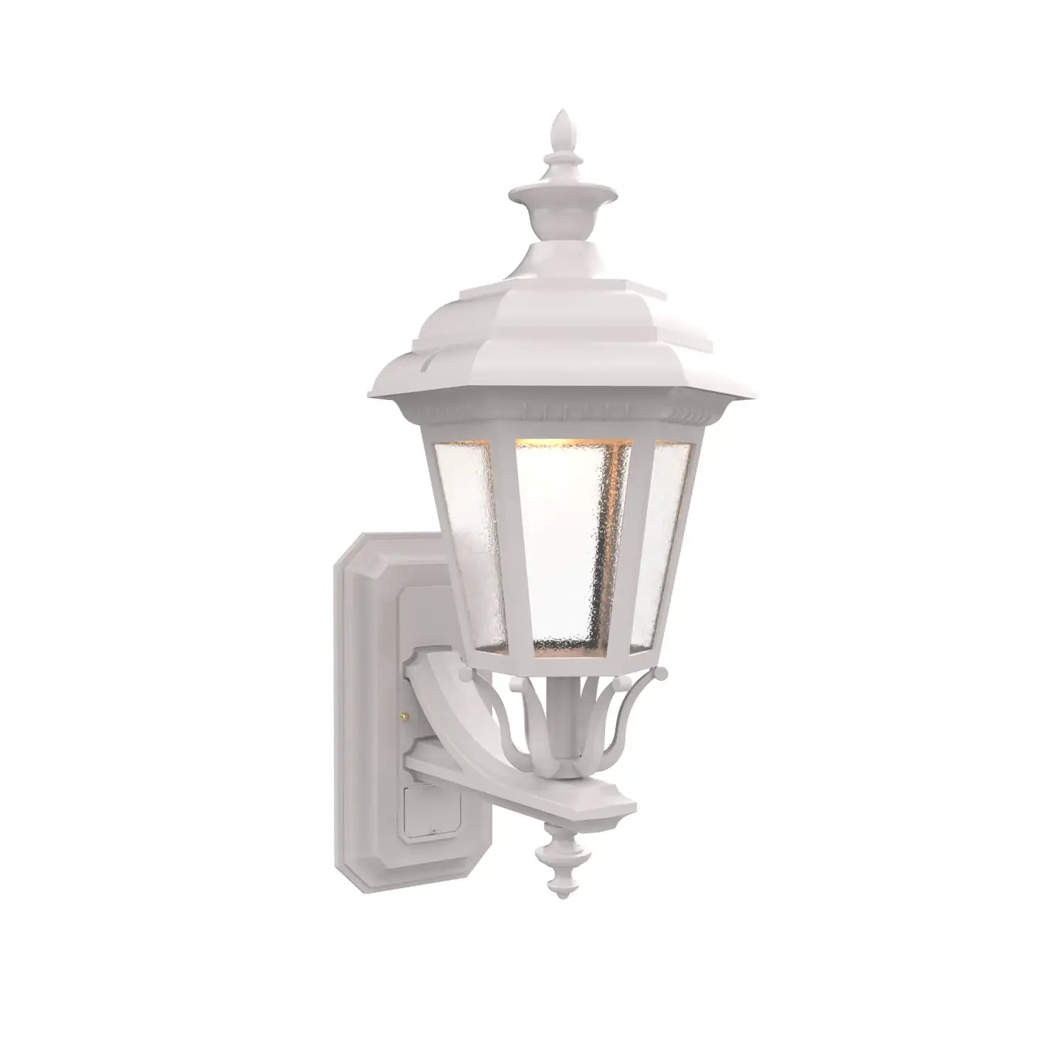 SNOC, JAMESTOWN - UP-MOUNT WALL MOUNT WITH FULL SIZE FINIAL 31412, OUTDOOR WALL LIGHTS
