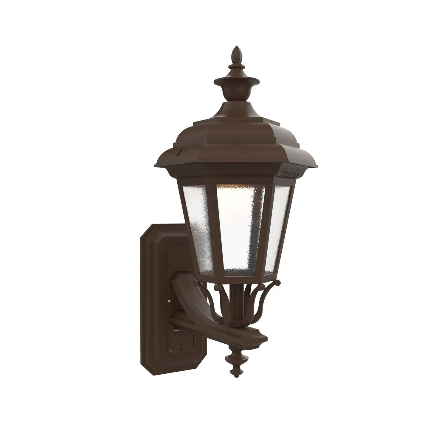 SNOC, JAMESTOWN - UP-MOUNT WALL MOUNT WITH FULL SIZE FINIAL 31412, OUTDOOR WALL LIGHTS