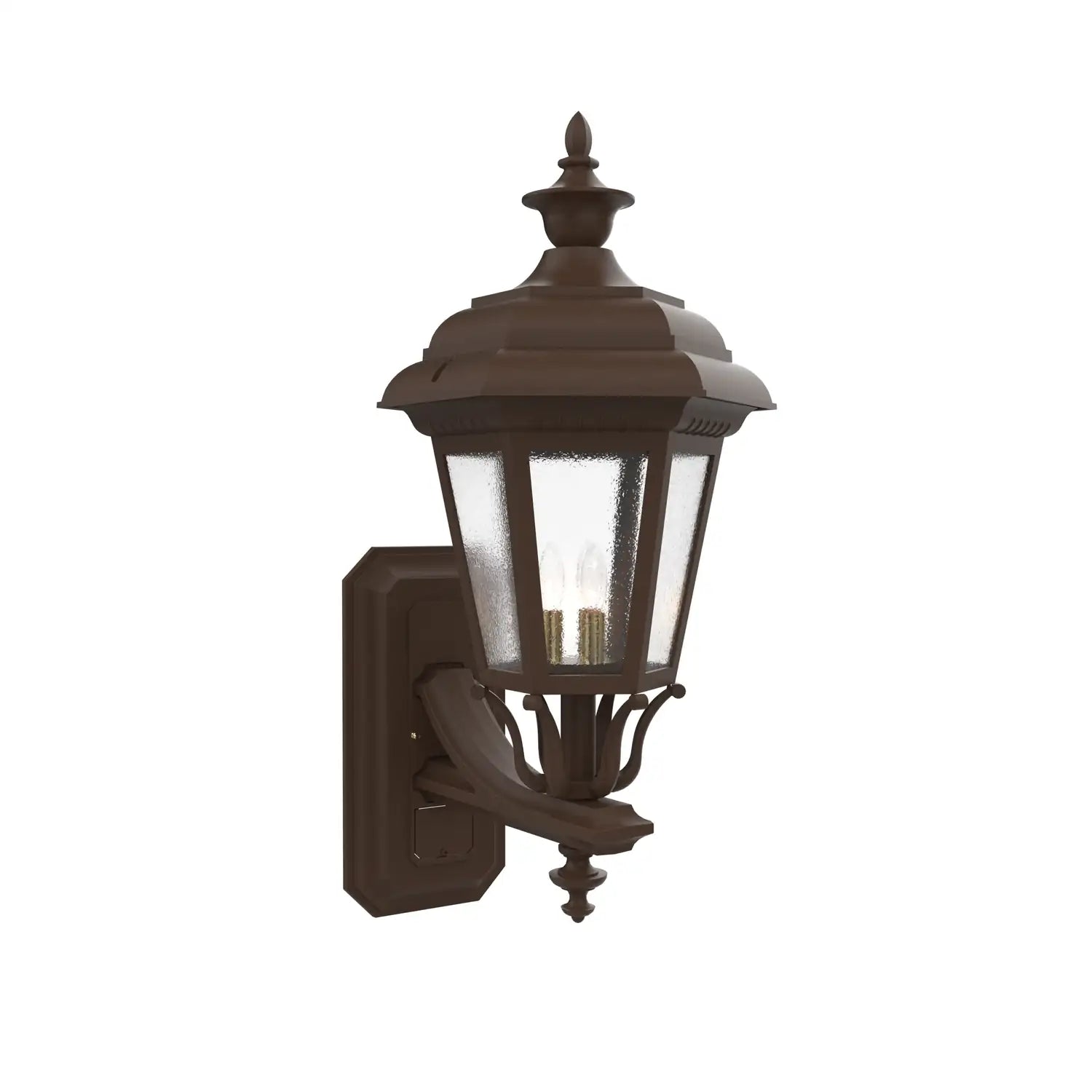 SNOC, JAMESTOWN - UP-MOUNT WALL MOUNT WITH FULL SIZE FINIAL 31412, OUTDOOR WALL LIGHTS