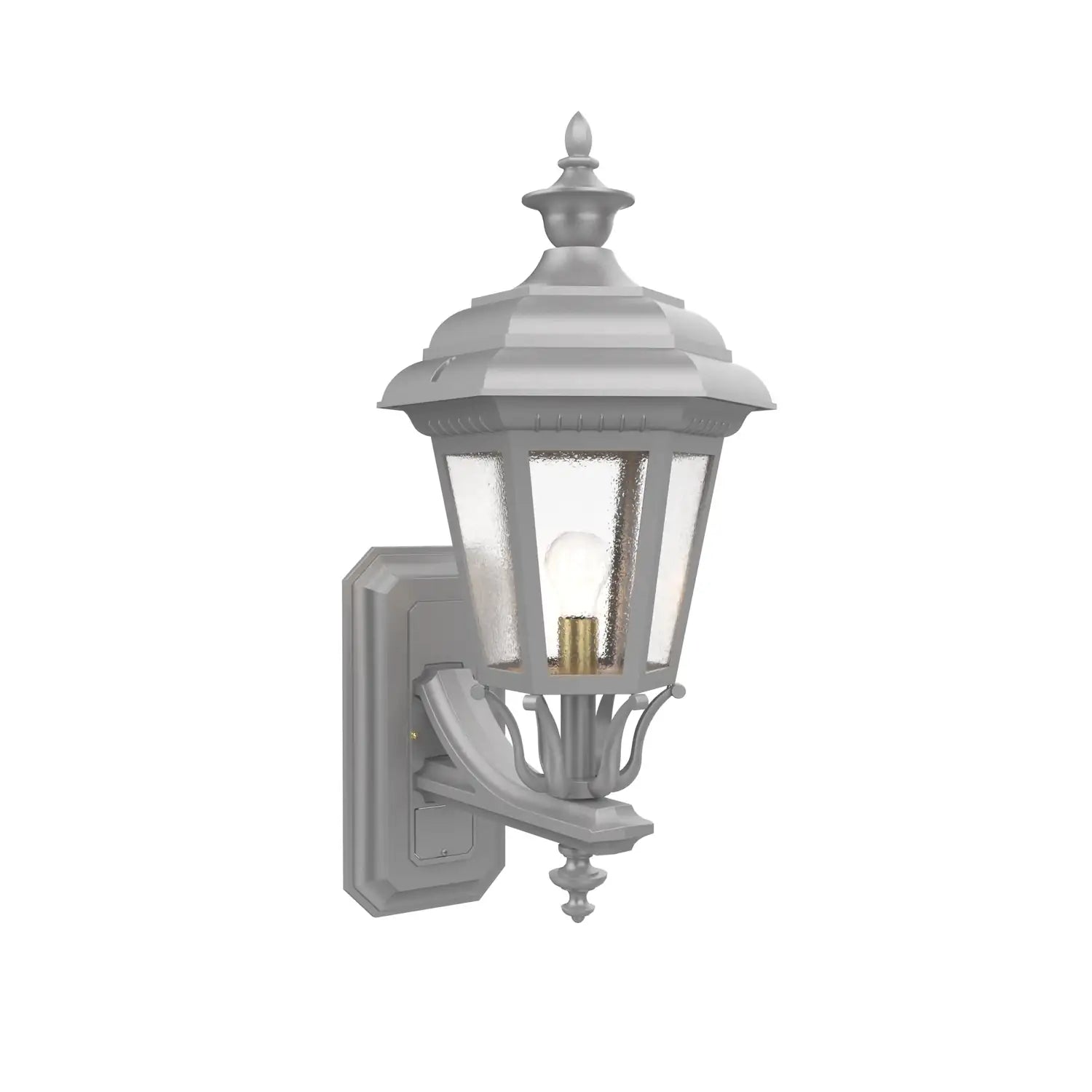SNOC, JAMESTOWN - UP-MOUNT WALL MOUNT WITH FULL SIZE FINIAL 31412, OUTDOOR WALL LIGHTS