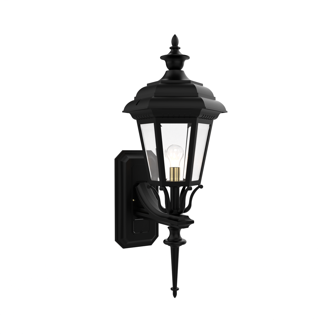 SNOC, JAMESTOWN - UP-WALL MOUNT WITH QUEEN ROD 31413, OUTDOOR WALL LIGHTS
