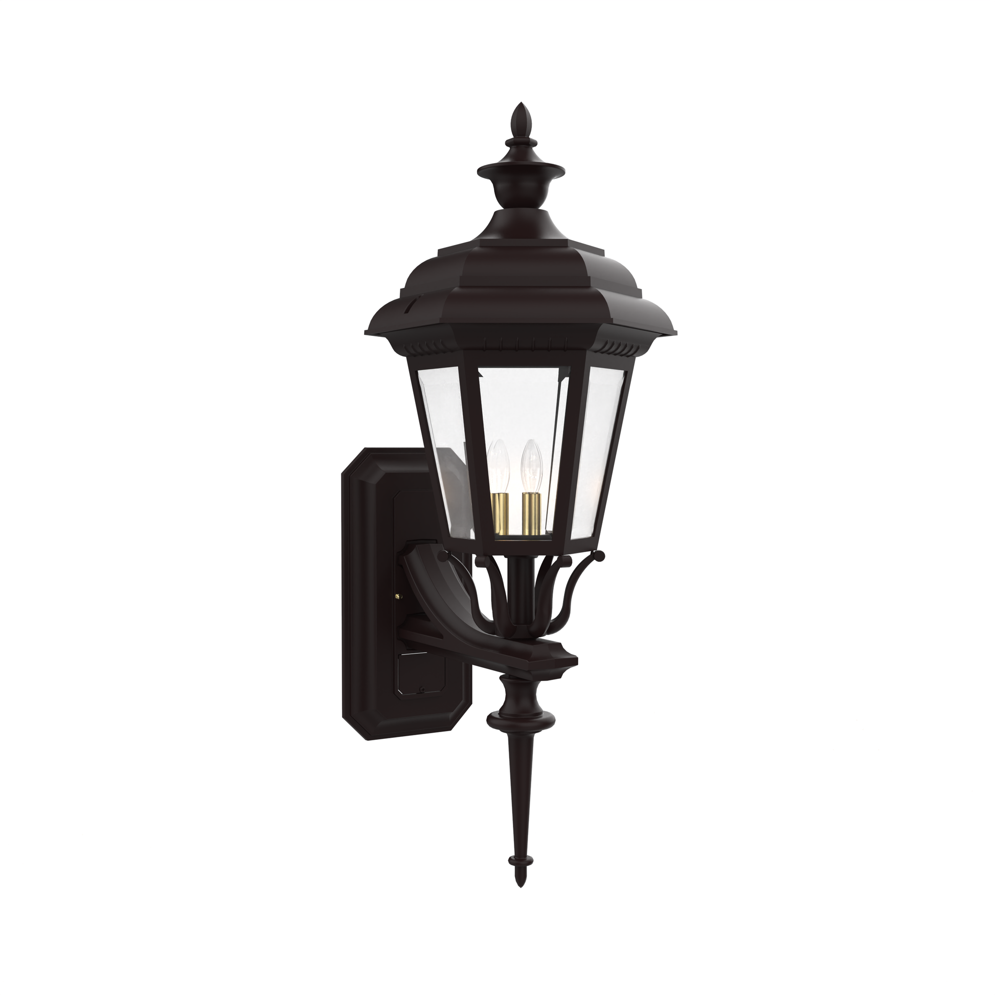 SNOC, JAMESTOWN - UP-WALL MOUNT WITH QUEEN ROD 31413, OUTDOOR WALL LIGHTS