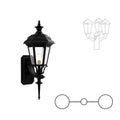 SNOC JAMESTOWN 31413 DOUBLE HEAD UP MOUNT WITH TALL POST ROD 31413 2A - Post