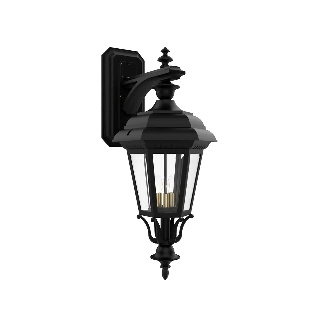 SNOC, JAMESTOWN - LARGE CLOSED BOTTOM DOWN MOUNT WALL MURAL 31418, OUTDOOR WALL LIGHTS