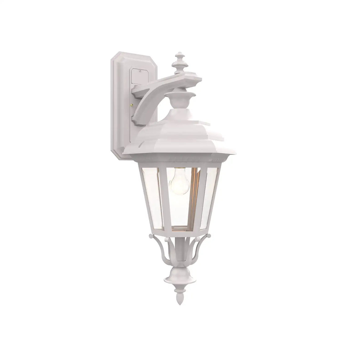 SNOC, JAMESTOWN - LARGE CLOSED BOTTOM DOWN MOUNT WALL MURAL 31418, OUTDOOR WALL LIGHTS