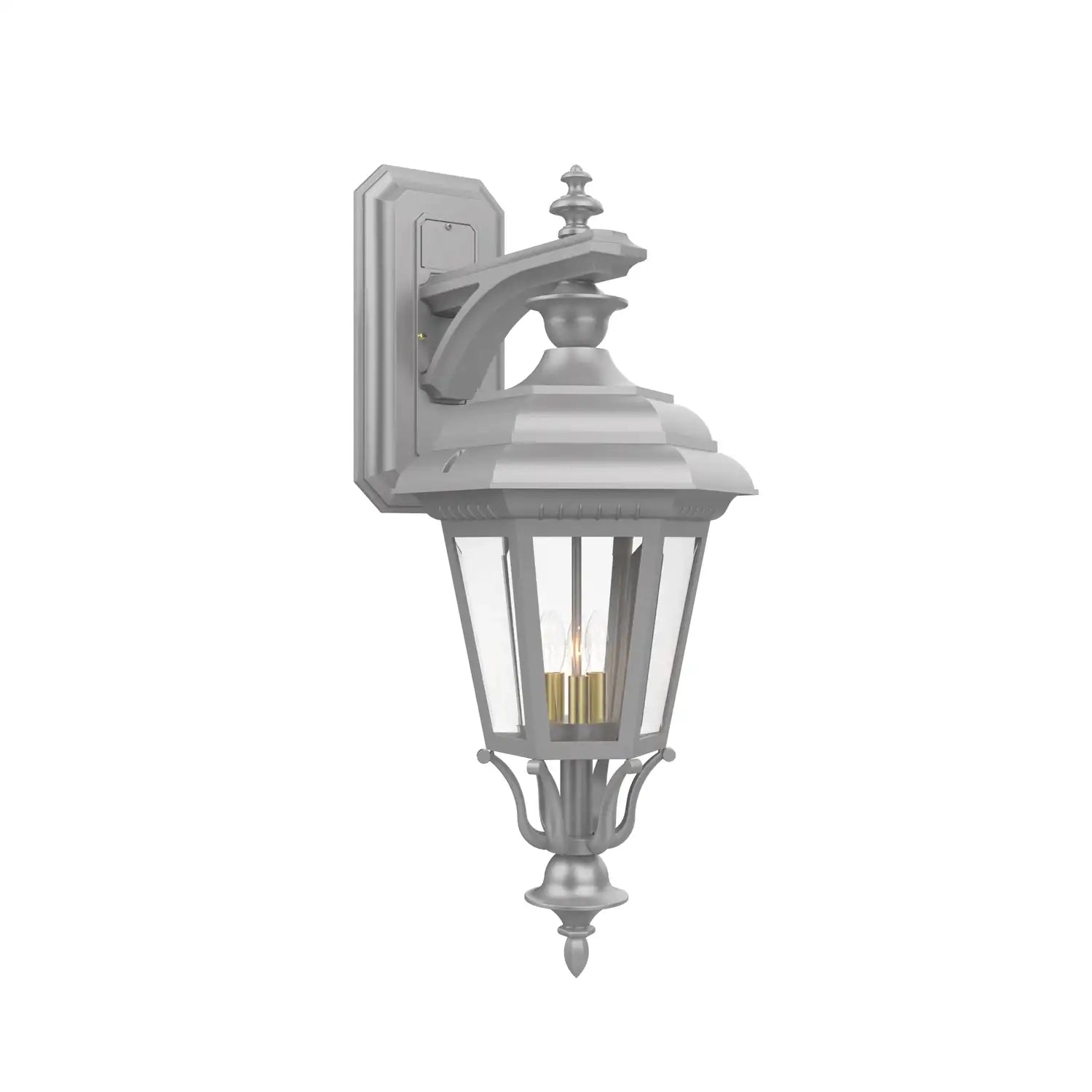 SNOC, JAMESTOWN - LARGE CLOSED BOTTOM DOWN MOUNT WALL MURAL 31418, OUTDOOR WALL LIGHTS
